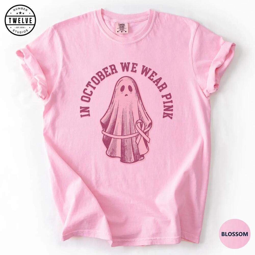 Ghost Shirt, In October We Wear Tee,  Awareness